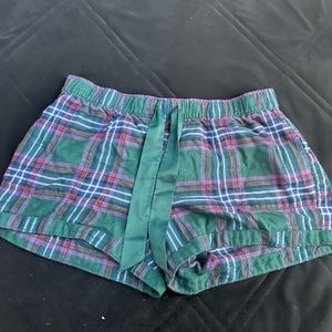 Hollister Plaid PJ shorts
